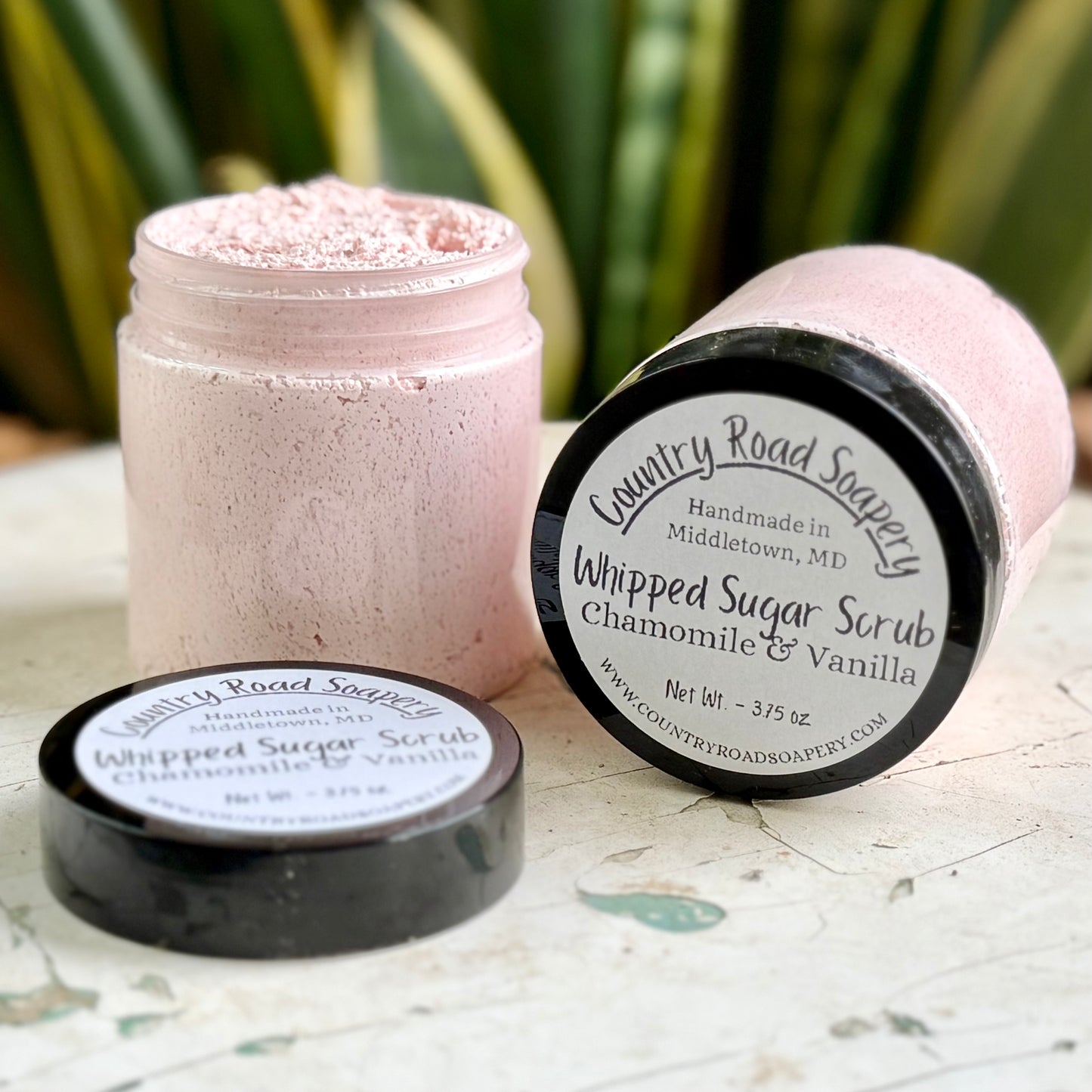 Chamomile & Vanilla Whipped Sugar Scrub
