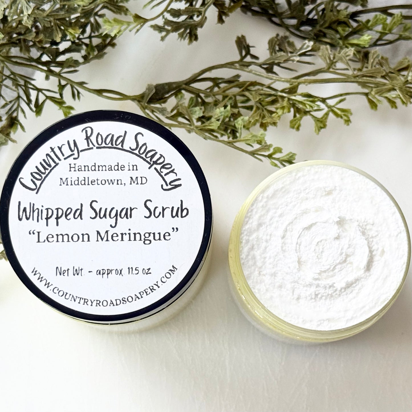 Lemon Meringue Whipped Sugar Scrub
