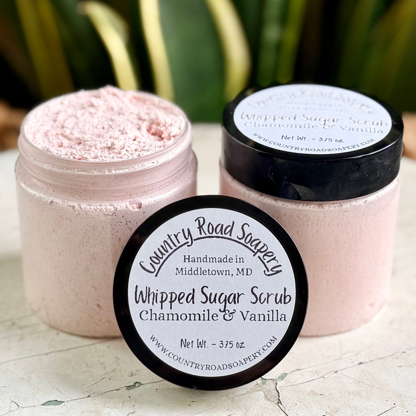 Chamomile & Vanilla Whipped Sugar Scrub