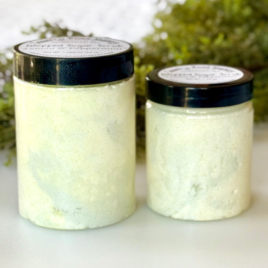 Lemon & Peppermint Whipped Sugar Scrub