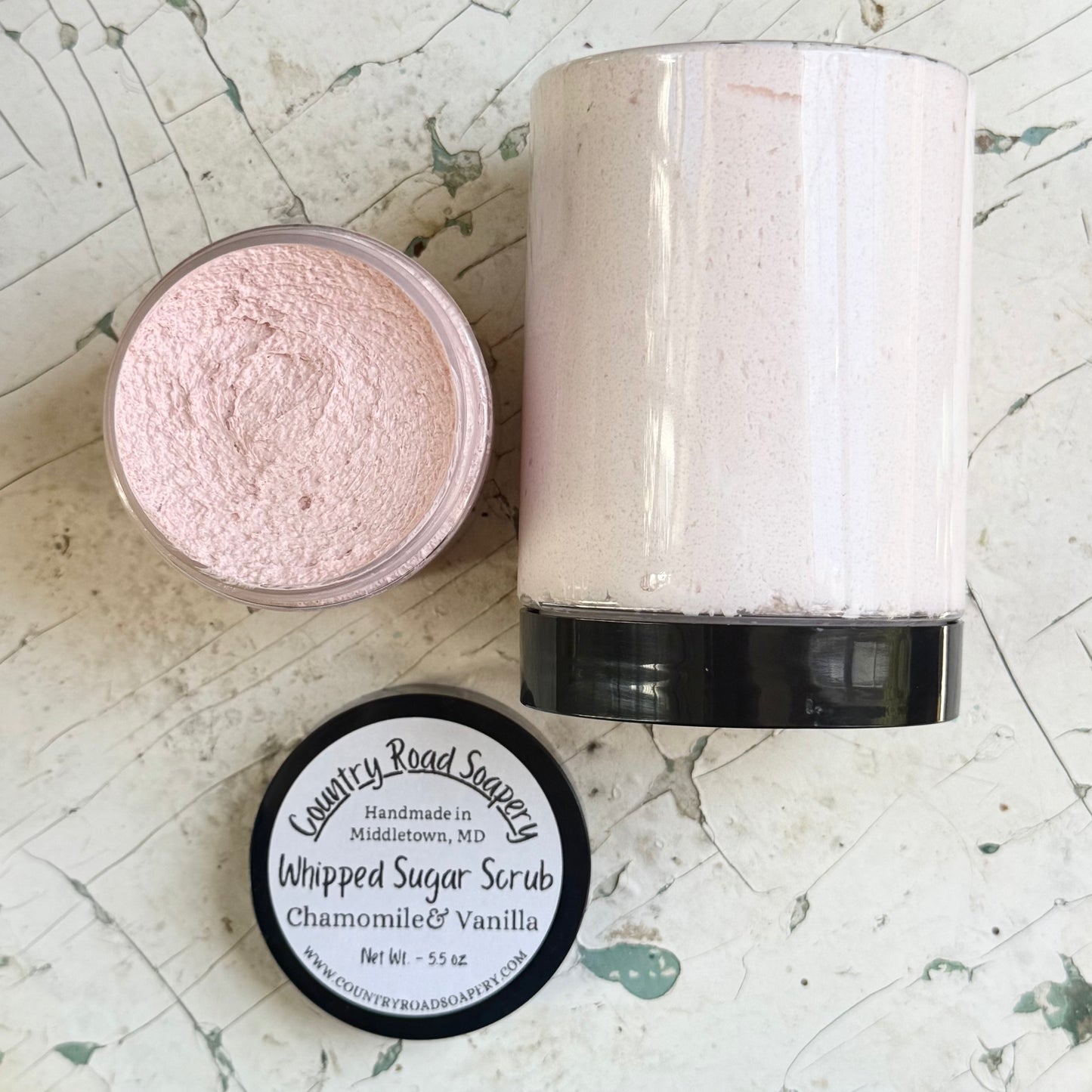 Chamomile & Vanilla Whipped Sugar Scrub